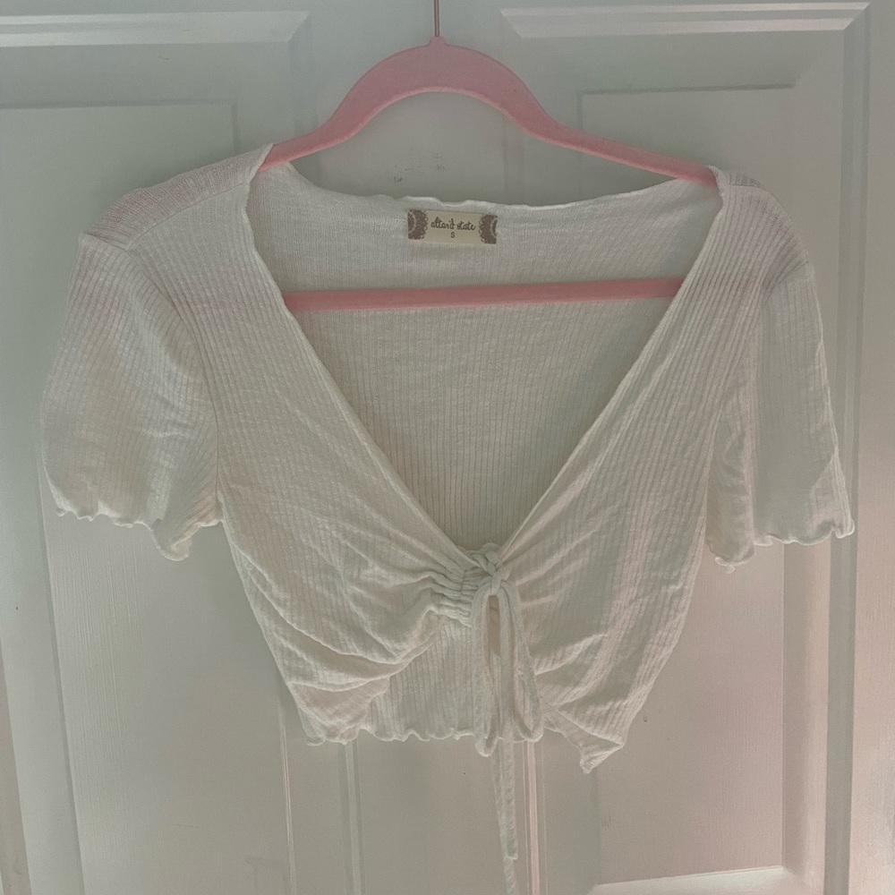 Altard State white crop top